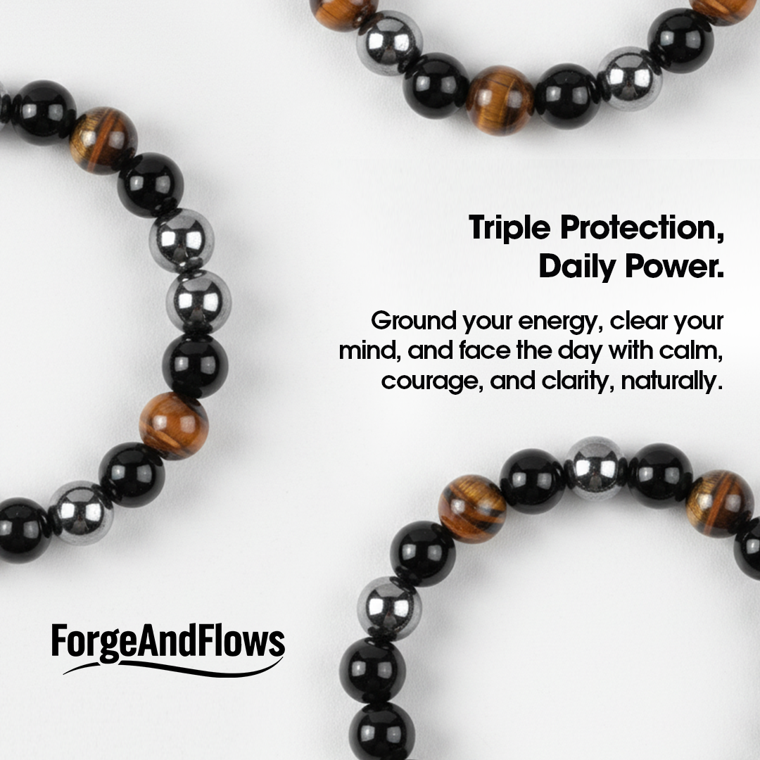 ForgeAndFlows Trifold Protection Bracelet