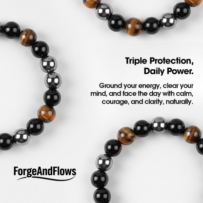 ForgeAndFlows Trifold Protection Bracelet